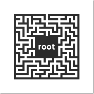 Penetration Testing Privilege Escalation Root Like Solving Maze Puzzle Posters and Art